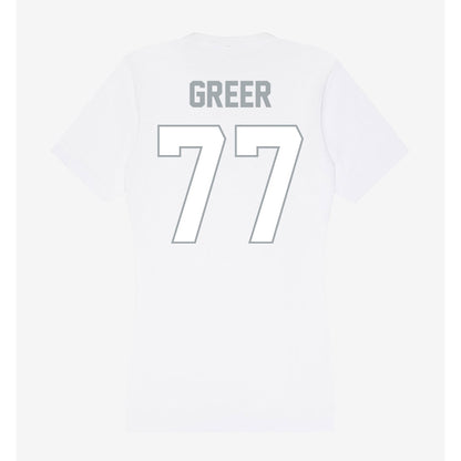 Ohio State - NCAA Football : Sam Greer - Women's V-Neck T-Shirt-1