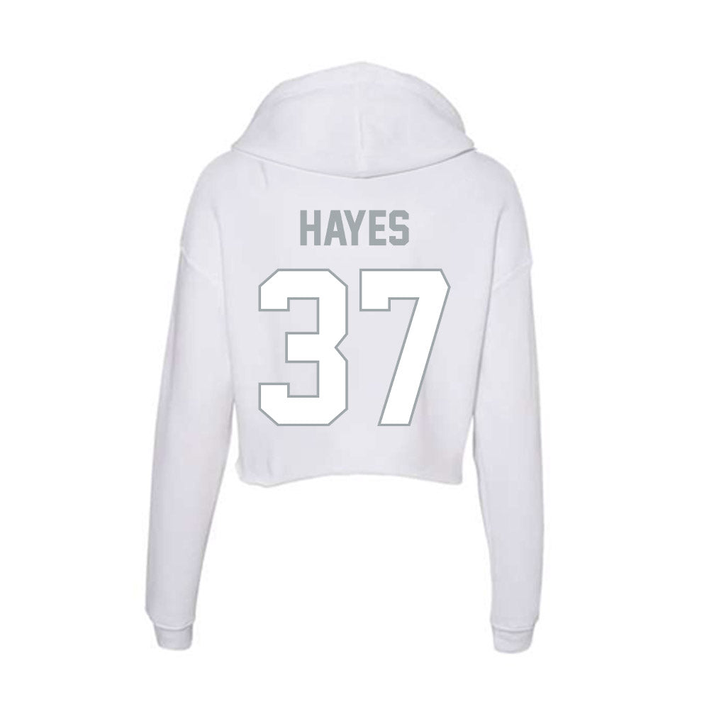 Ohio State - NCAA Football : Zach Hayes - Classic Shersey Women's Crop Fleece Hoodie-1