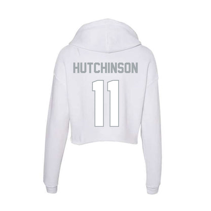 Ohio State - NCAA Men's Volleyball : Ben Hutchinson - Classic Shersey Women's Crop Fleece Hoodie-1