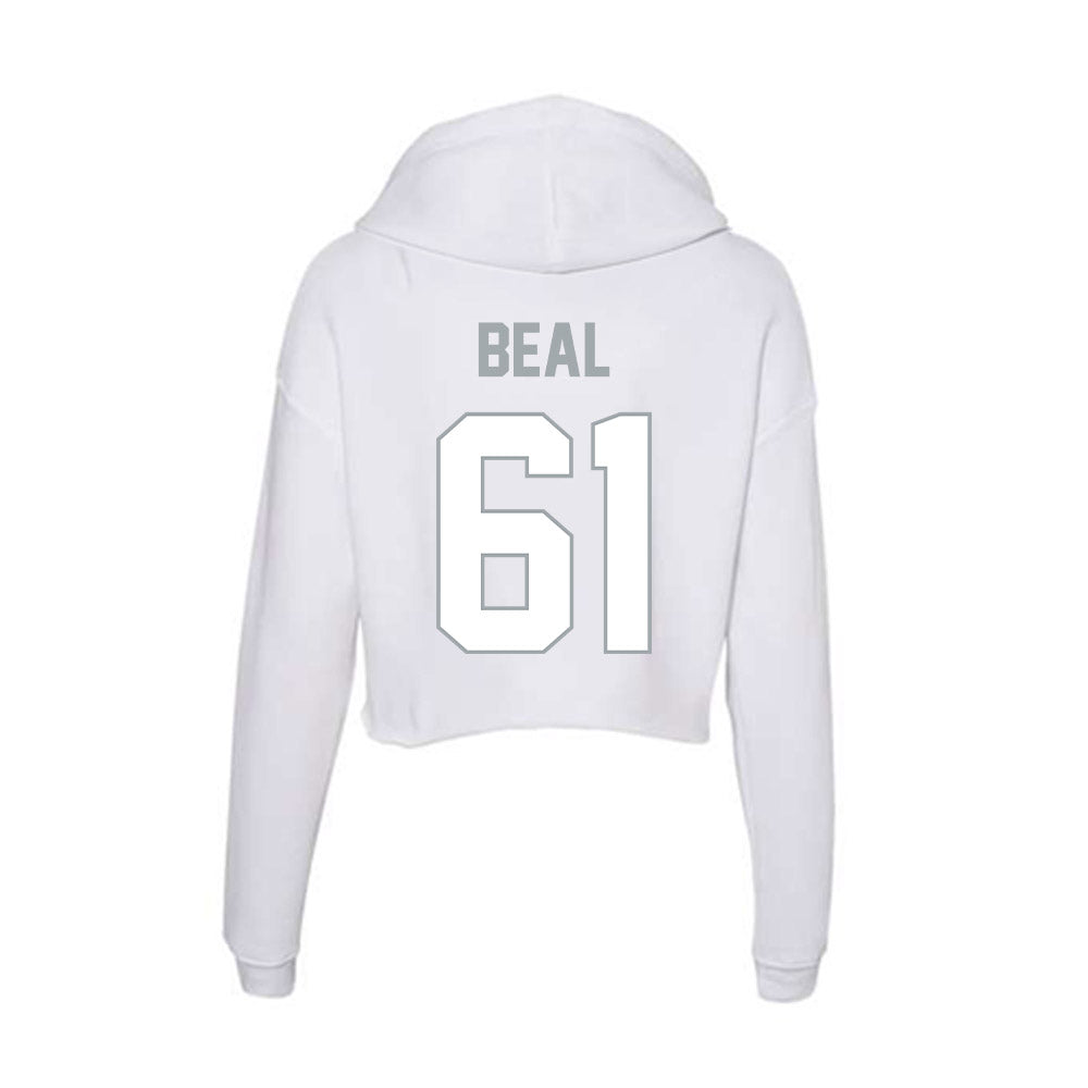 Ohio State - NCAA Football : Landon Beal - Women's Crop Fleece Hoodie-1
