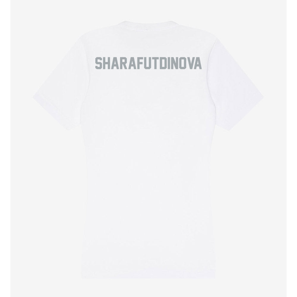 Ohio State - NCAA Women's Swimming & Diving : Nika Sharafutdinova - Women's V-Neck T-Shirt-1