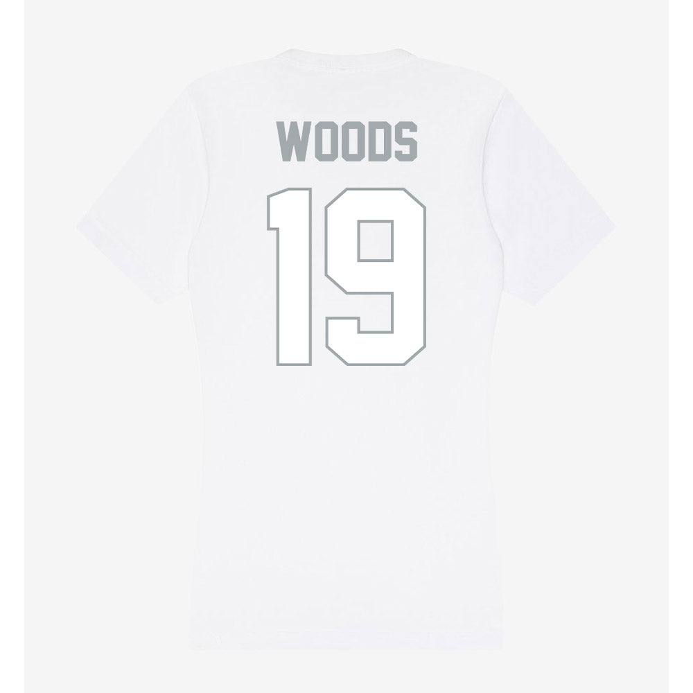 Ohio State - NCAA Football : Jordyn Woods - Women's V-Neck T-Shirt-1