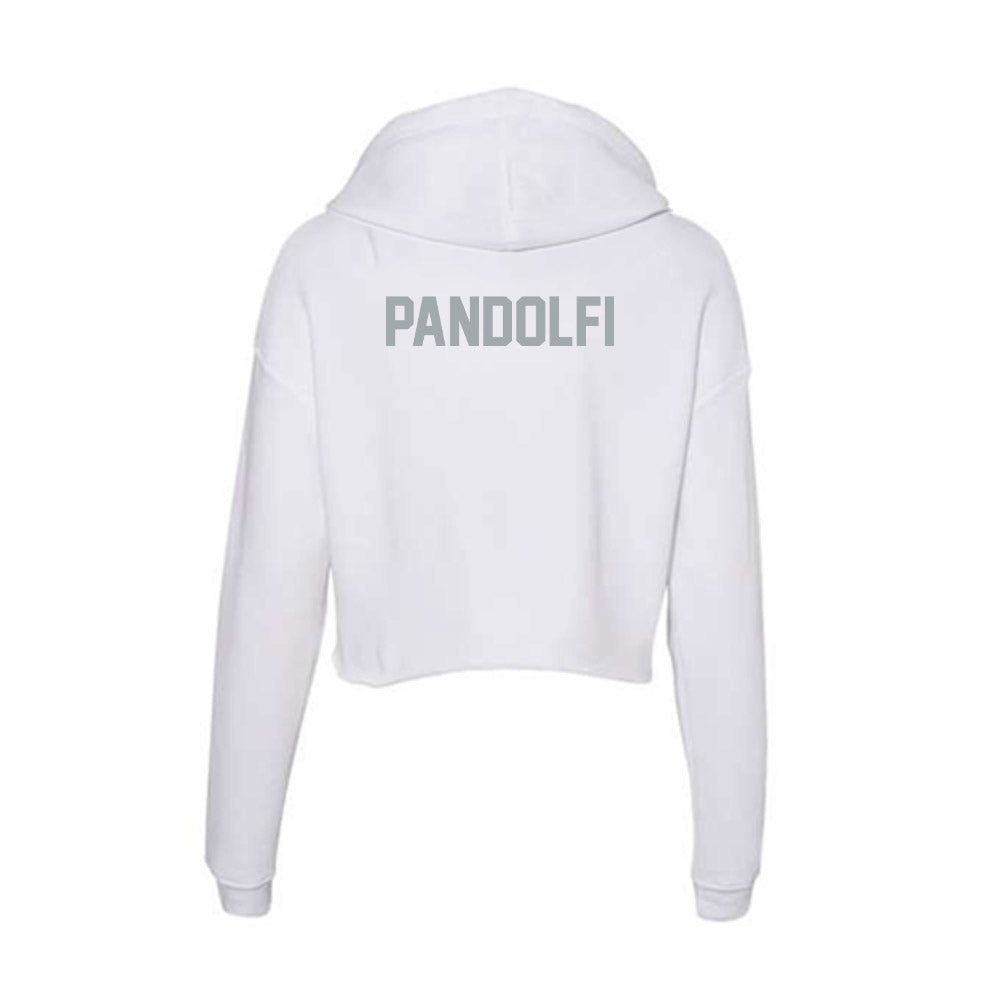 Ohio State - NCAA Women's Rowing : Bianca Pandolfi - Women's Crop Fleece Hoodie-1