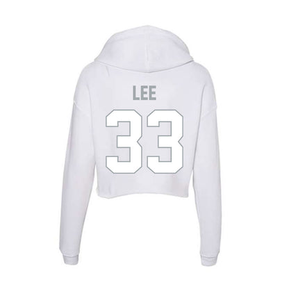 Ohio State - NCAA Football : Eli Lee - Women's Crop Fleece Hoodie-1