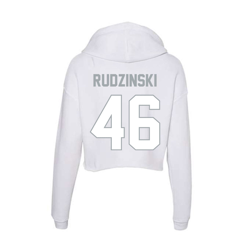 Ohio State - NCAA Football : Ryan Rudzinski - Women's Crop Fleece Hooded Sweatshirt-1