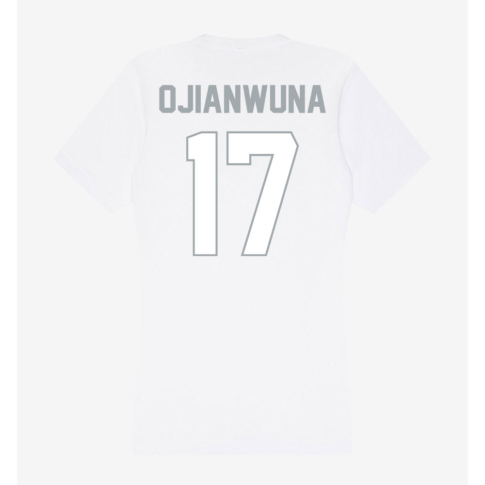 Ohio State - NCAA Men's Basketball : Joshua Ojianwuna - Women's V-Neck T-Shirt-1