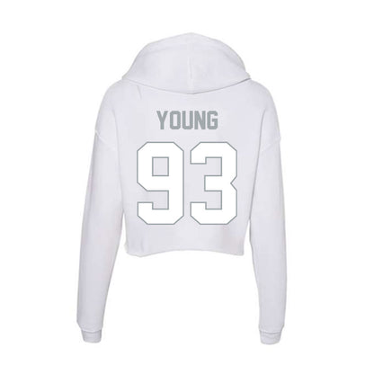 Ohio State - NCAA Football : Brady Young - Women's Crop Fleece Hoodie-1