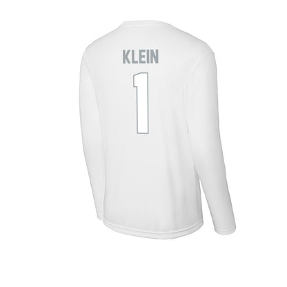 Ohio State - NCAA Women's Ice Hockey : Genny Klein - Activewear Long Sleeve T-Shirt-1