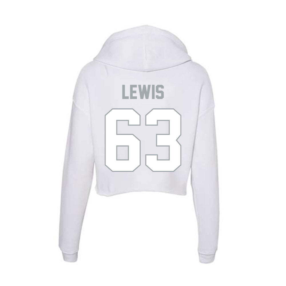 Ohio State - NCAA Men's Ice Hockey : Nathan Lewis - Classic Shersey Women's Crop Fleece Hoodie-1