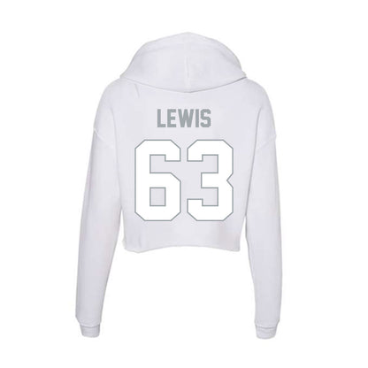 Ohio State - NCAA Men's Ice Hockey : Nathan Lewis - Classic Shersey Women's Crop Fleece Hoodie-1