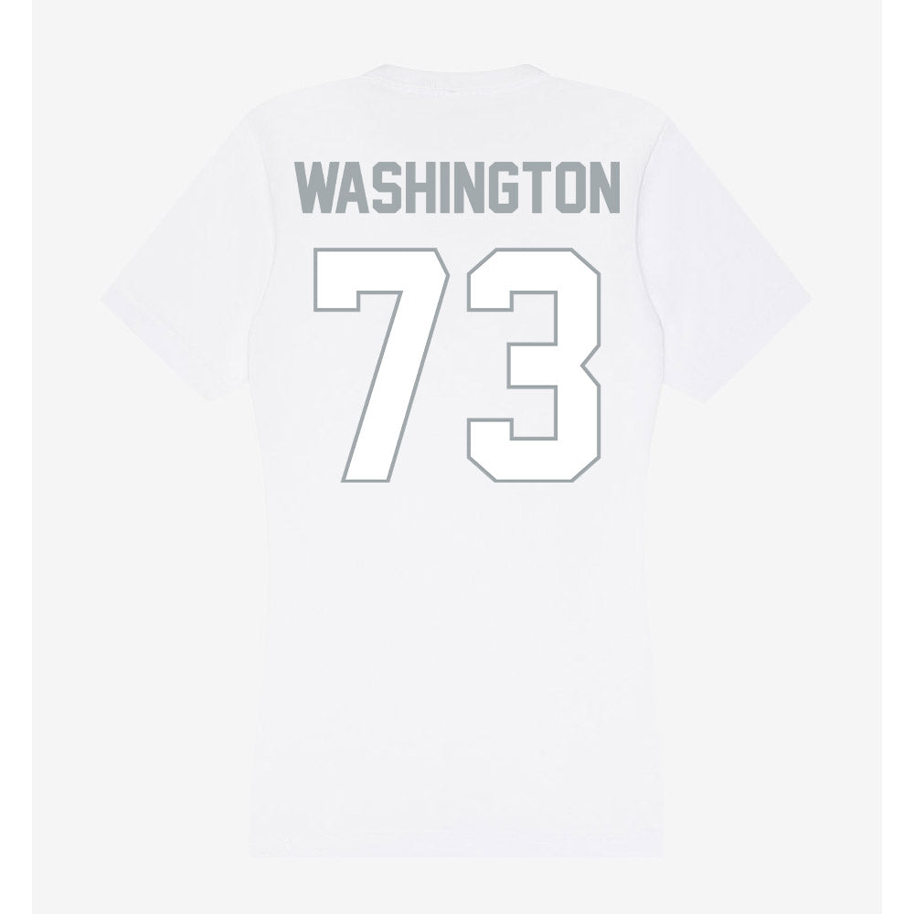 Ohio State - NCAA Football : Vasean Washington - Women's V-Neck T-Shirt-1