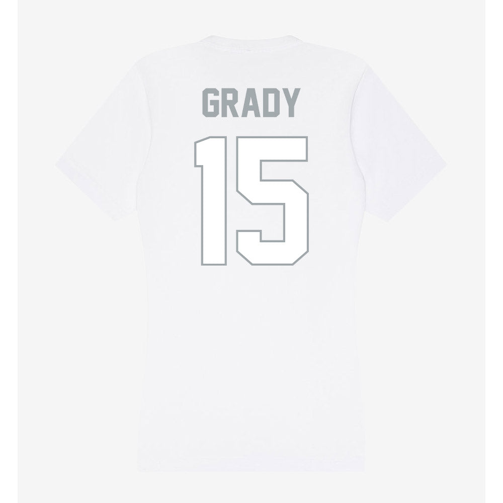 Ohio State - NCAA Football : Zion Grady - Women's V-Neck T-Shirt-1