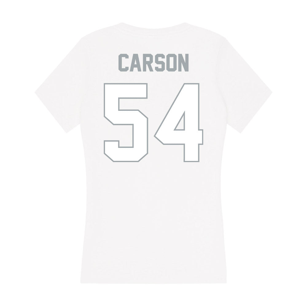 Ohio State - NCAA Women's Basketball : Faith Carson - Classic Shersey Women's V-Neck T-Shirt-1