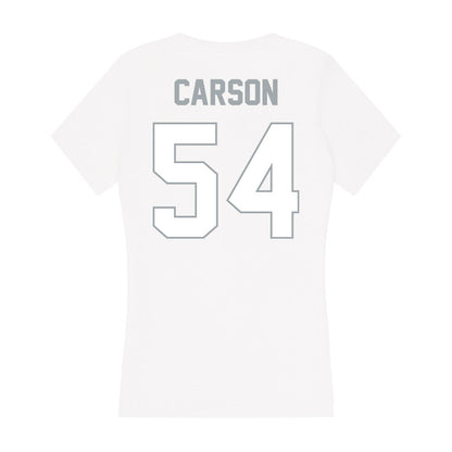 Ohio State - NCAA Women's Basketball : Faith Carson - Classic Shersey Women's V-Neck T-Shirt-1