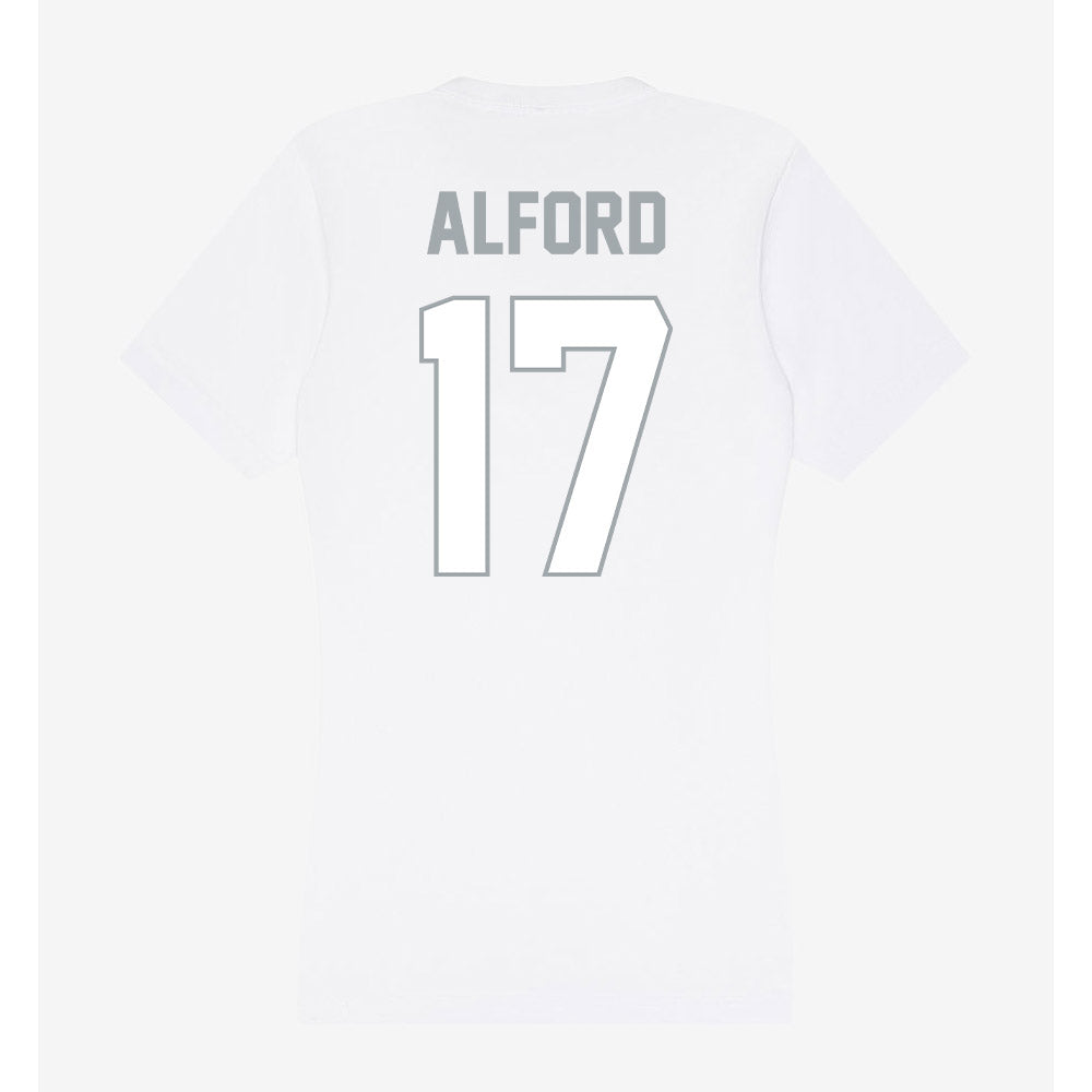 Ohio State - NCAA Football : Tarvos Alford - Women's V-Neck T-Shirt-1
