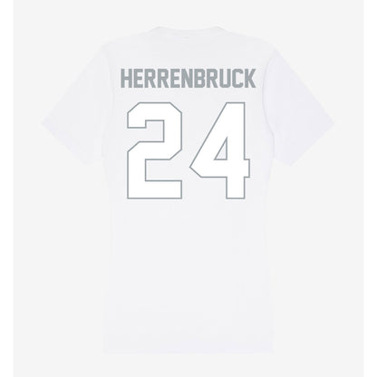 Ohio State - NCAA Baseball : Pierce Herrenbruck - Women's V-Neck T-Shirt-1
