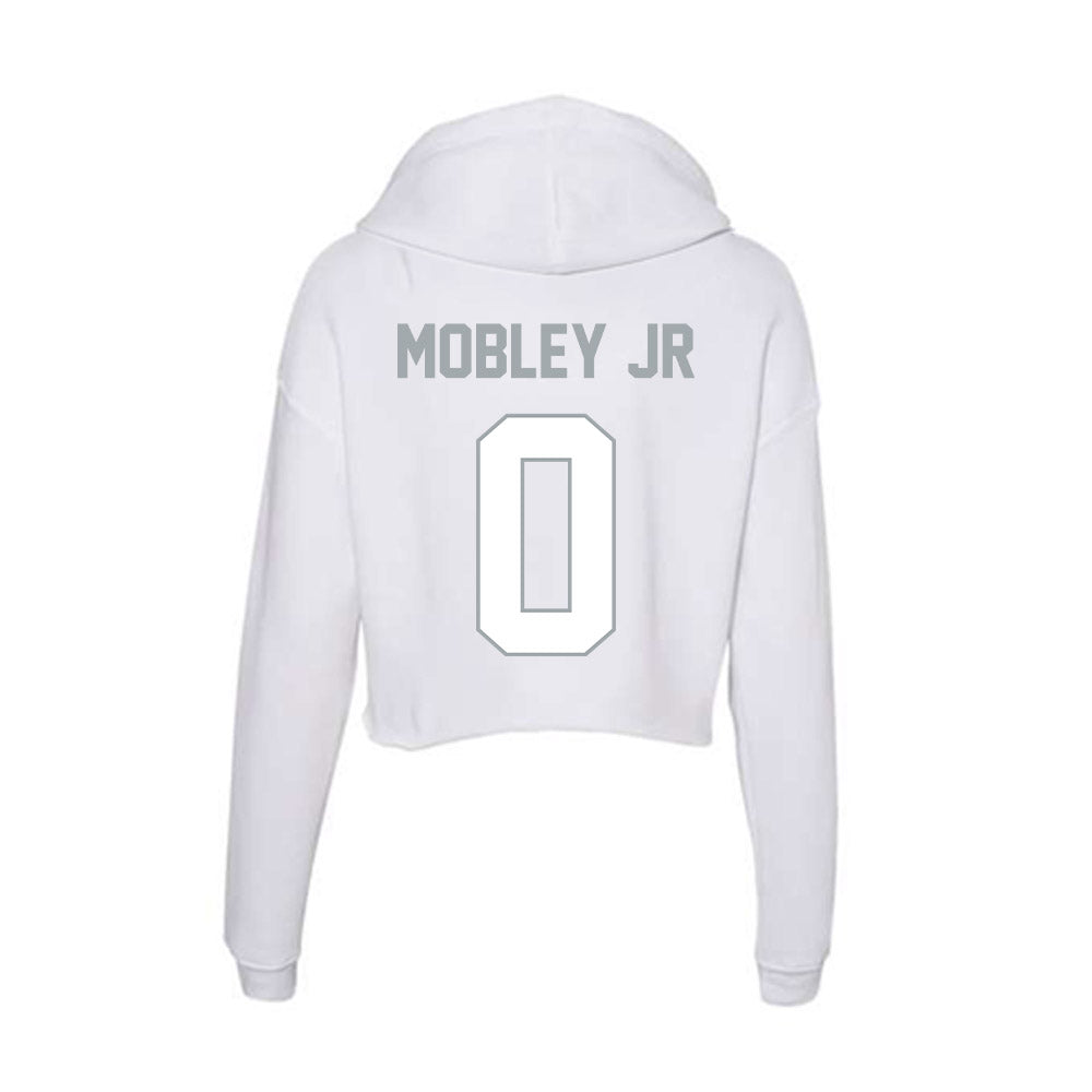 Ohio State - NCAA Men's Basketball : John Mobley Jr - Classic Shersey Women's Crop Fleece Hoodie-1
