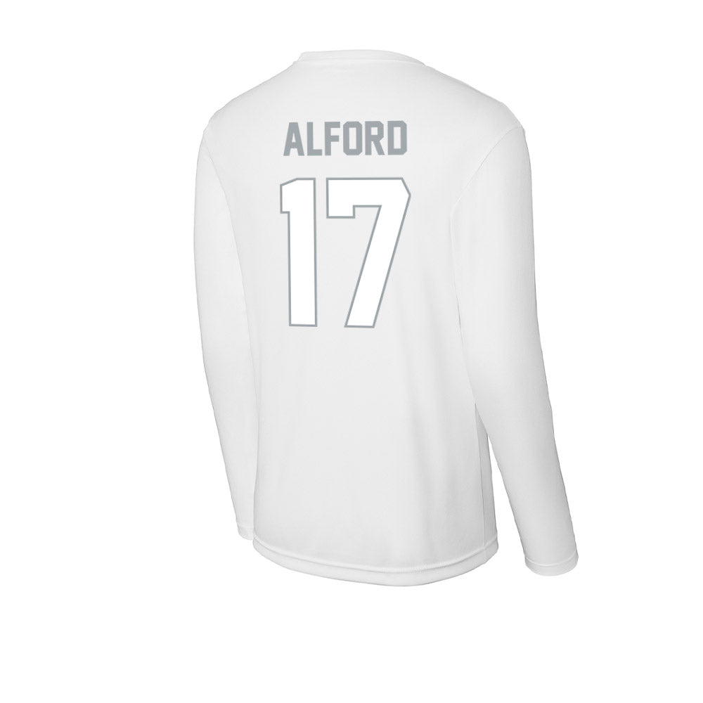 Ohio State - NCAA Football : Tarvos Alford - Activewear Long Sleeve T-Shirt-1