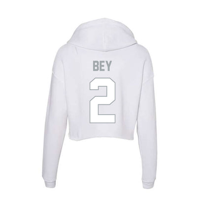 Ohio State - NCAA Football : Legend Bey - Women's Crop Fleece Hoodie-1