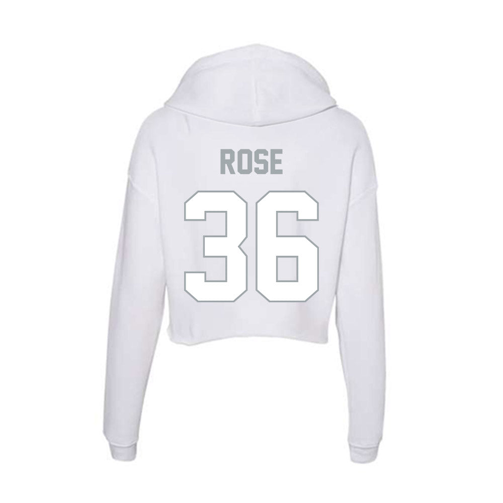 Ohio State - NCAA Baseball : Austin Rose - Women's Crop Fleece Hoodie-1
