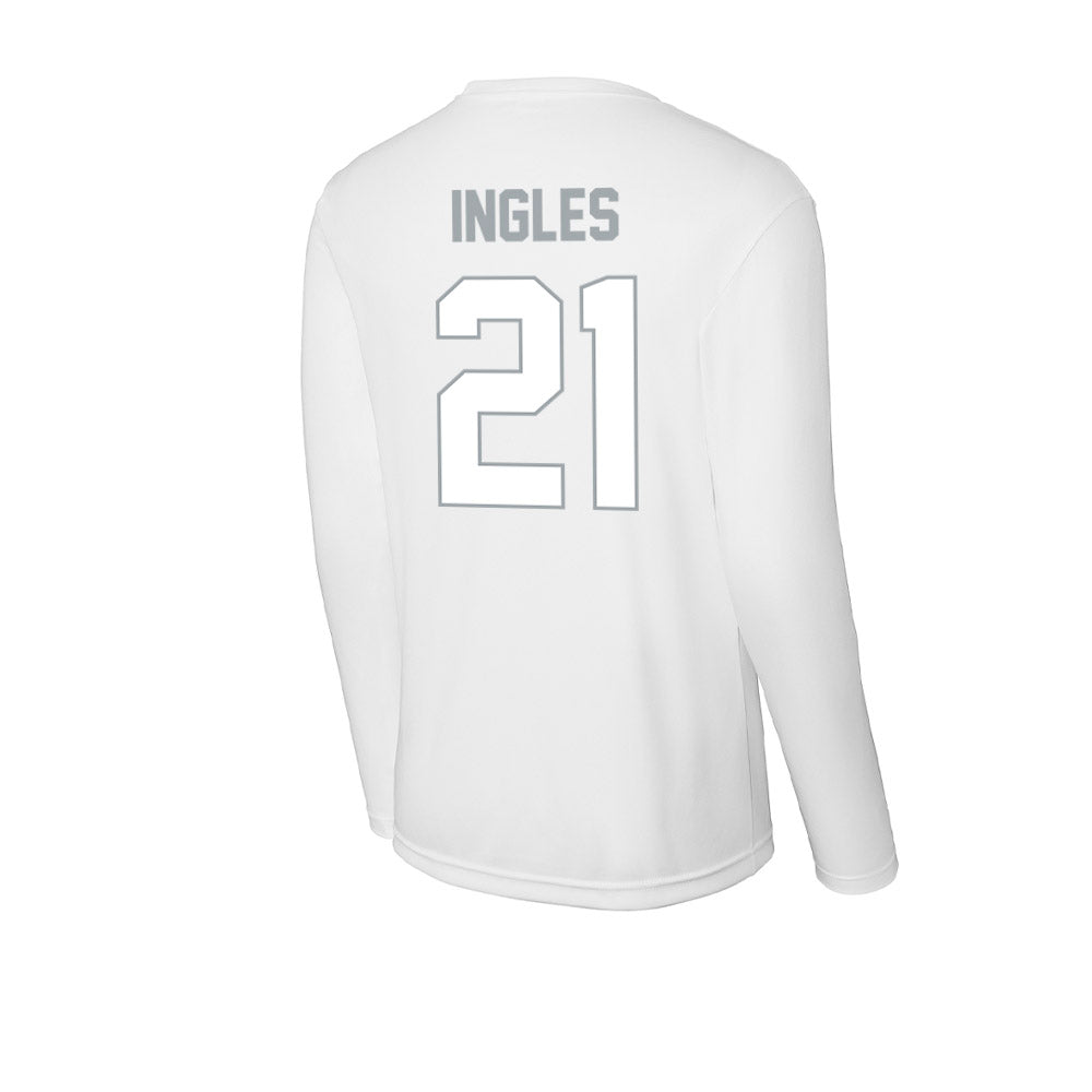Ohio State - NCAA Men's Ice Hockey : Bryce Ingles - Activewear Long Sleeve T-Shirt-1