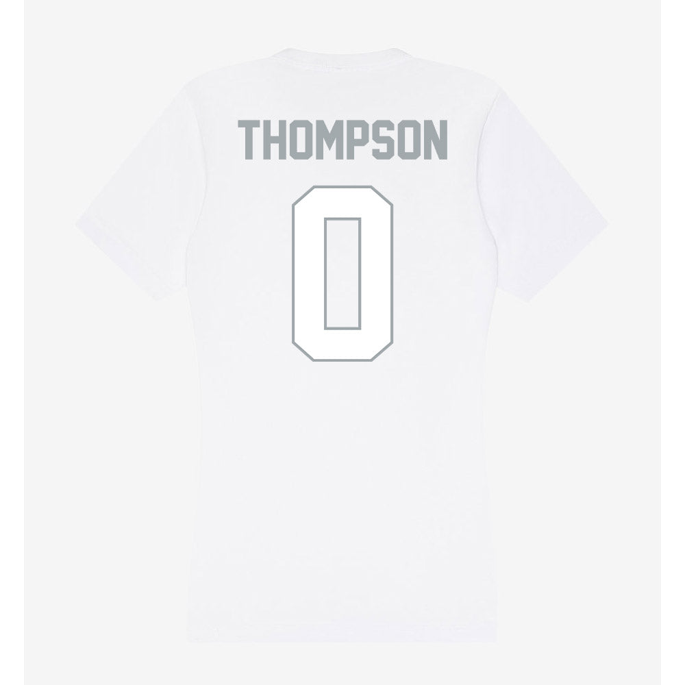 Ohio State - NCAA Women's Track & Field : Christian Thompson - Women's V-Neck T-Shirt-1