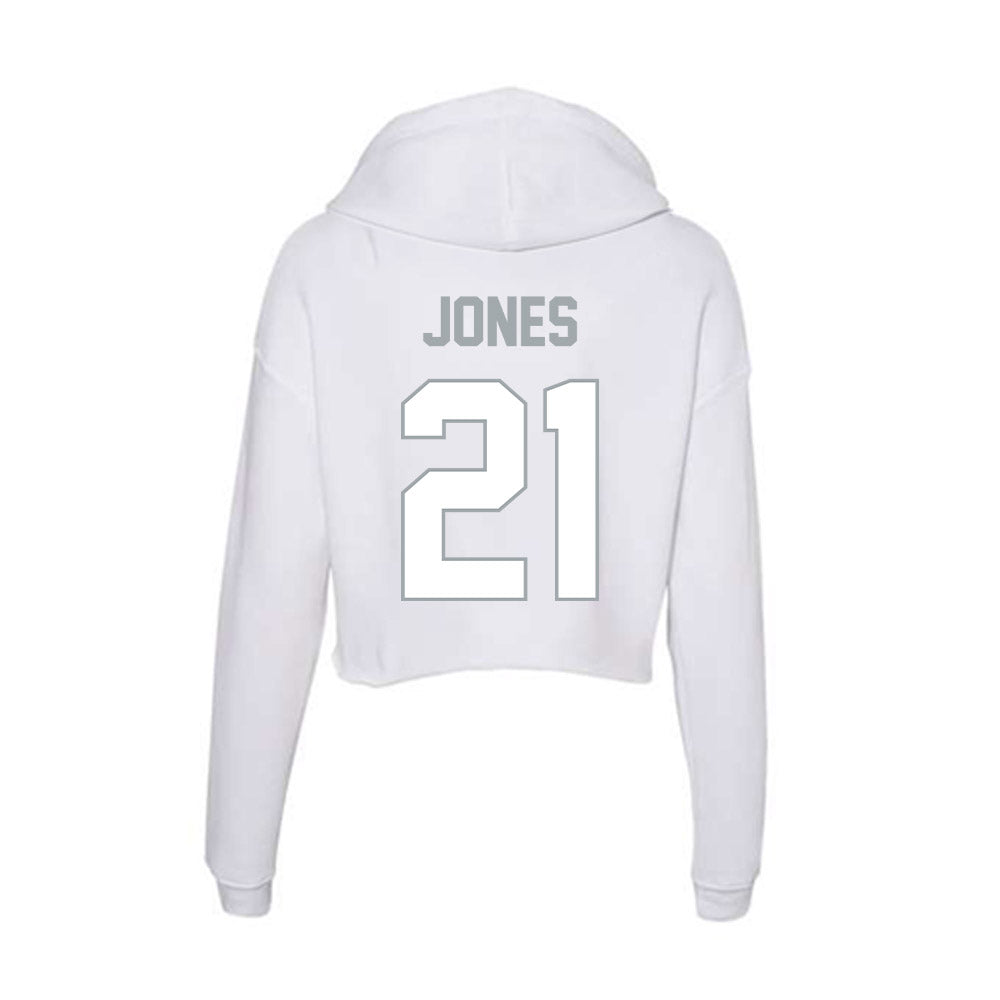 Ohio State - NCAA Football : Brenten Jones - Women's Crop Fleece Hooded Sweatshirt-1