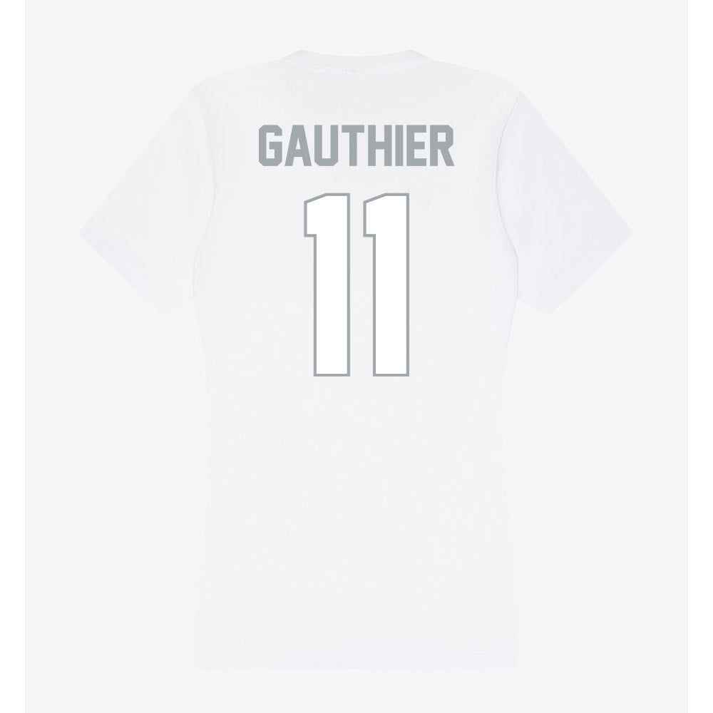 Ohio State - NCAA Women's Volleyball : Navea Gauthier - Women's V-Neck T-Shirt-1
