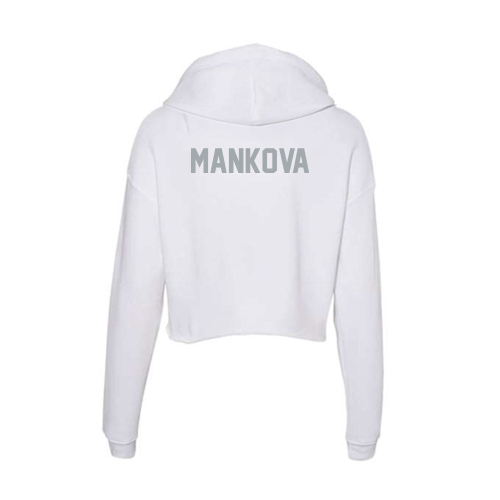 Ohio State - NCAA Women's Fencing : Varvara Mankova - Women's Crop Fleece Hoodie-1