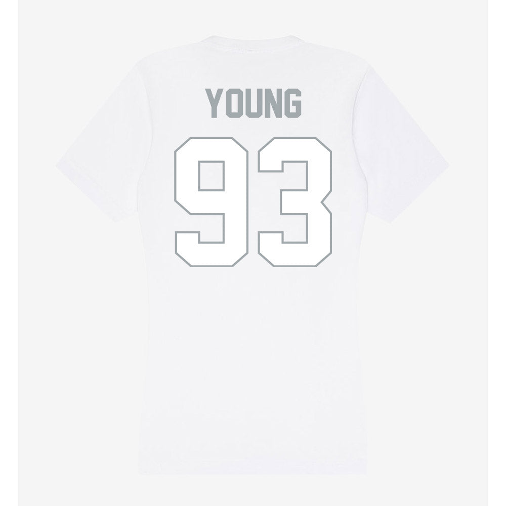 Ohio State - NCAA Football : Brady Young - Women's V-Neck T-Shirt-1