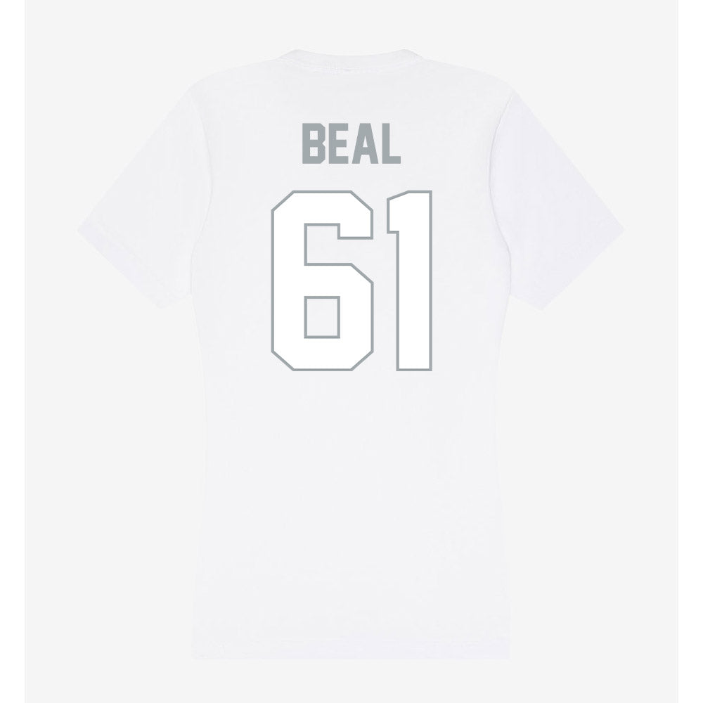 Ohio State - NCAA Football : Landon Beal - Women's V-Neck T-Shirt-1