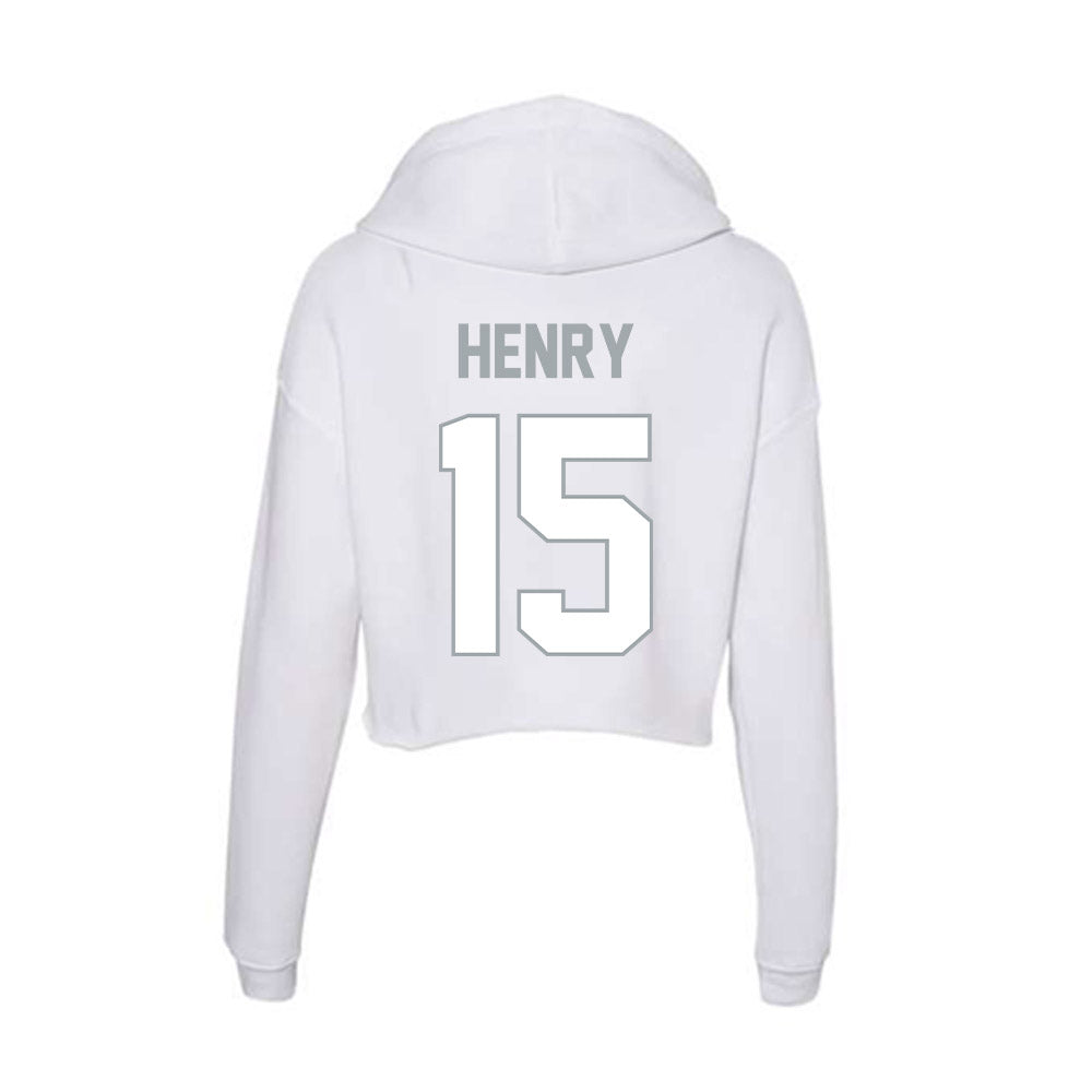 Ohio State - NCAA Women's Basketball : Seini Henry - Classic Shersey Women's Crop Fleece Hoodie-1