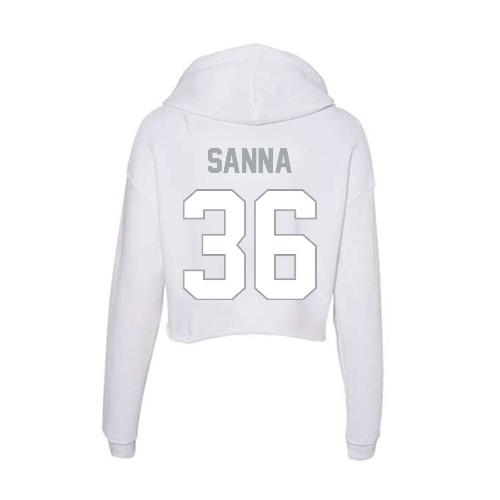 Ohio State - NCAA Football : CJ Sanna - Women's Crop Fleece Hoodie-1