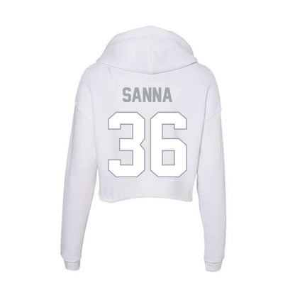 Ohio State - NCAA Football : CJ Sanna - Women's Crop Fleece Hoodie-1