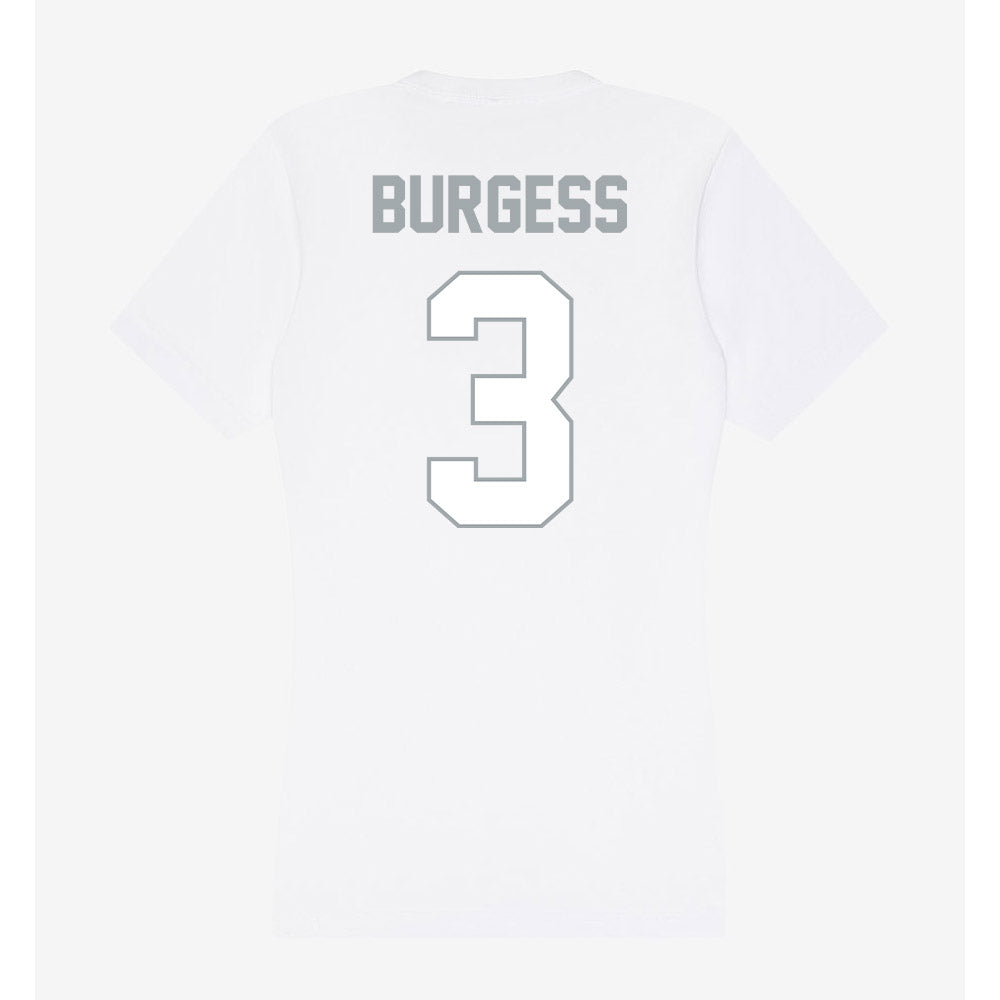 Ohio State - NCAA Men's Gymnastics : Tyler Burgess - Women's V-Neck T-Shirt-1