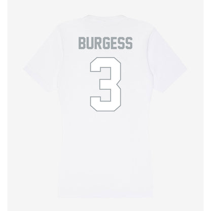 Ohio State - NCAA Men's Gymnastics : Tyler Burgess - Women's V-Neck T-Shirt-1