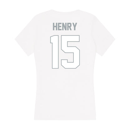Ohio State - NCAA Women's Basketball : Seini Henry - Classic Shersey Women's V-Neck T-Shirt-1