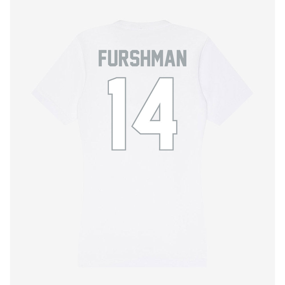 Ohio State - NCAA Men's Lacrosse : Dylan Furshman - Women's V-Neck T-Shirt-1