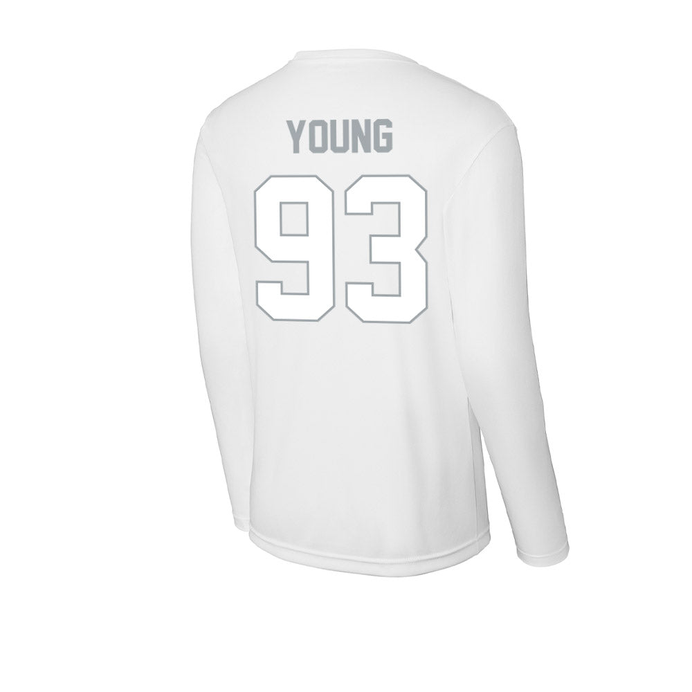 Ohio State - NCAA Football : Brady Young - Activewear Long Sleeve T-Shirt-1