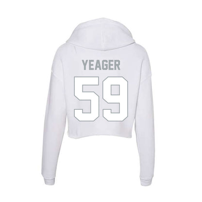 Ohio State - NCAA Football : Ashton Yeager - Women's Crop Fleece Hoodie-1