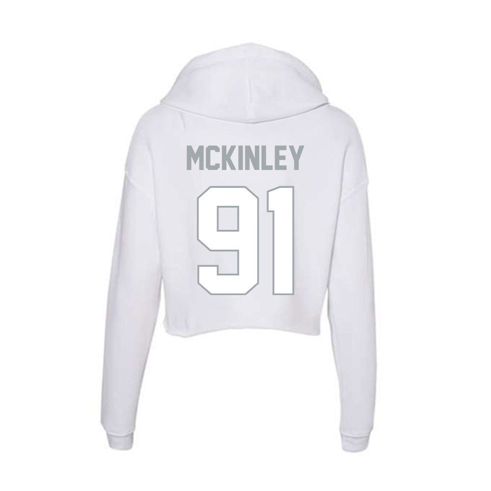 Ohio State - NCAA Football : Darryus Mckinley - Women's Crop Fleece Hoodie-1