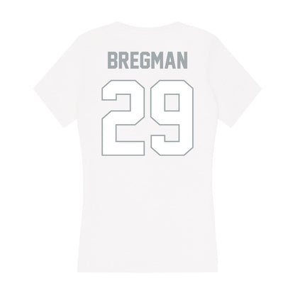 Ohio State - NCAA Men's Lacrosse : Mason Bregman - Classic Shersey Women's V-Neck T-Shirt-1