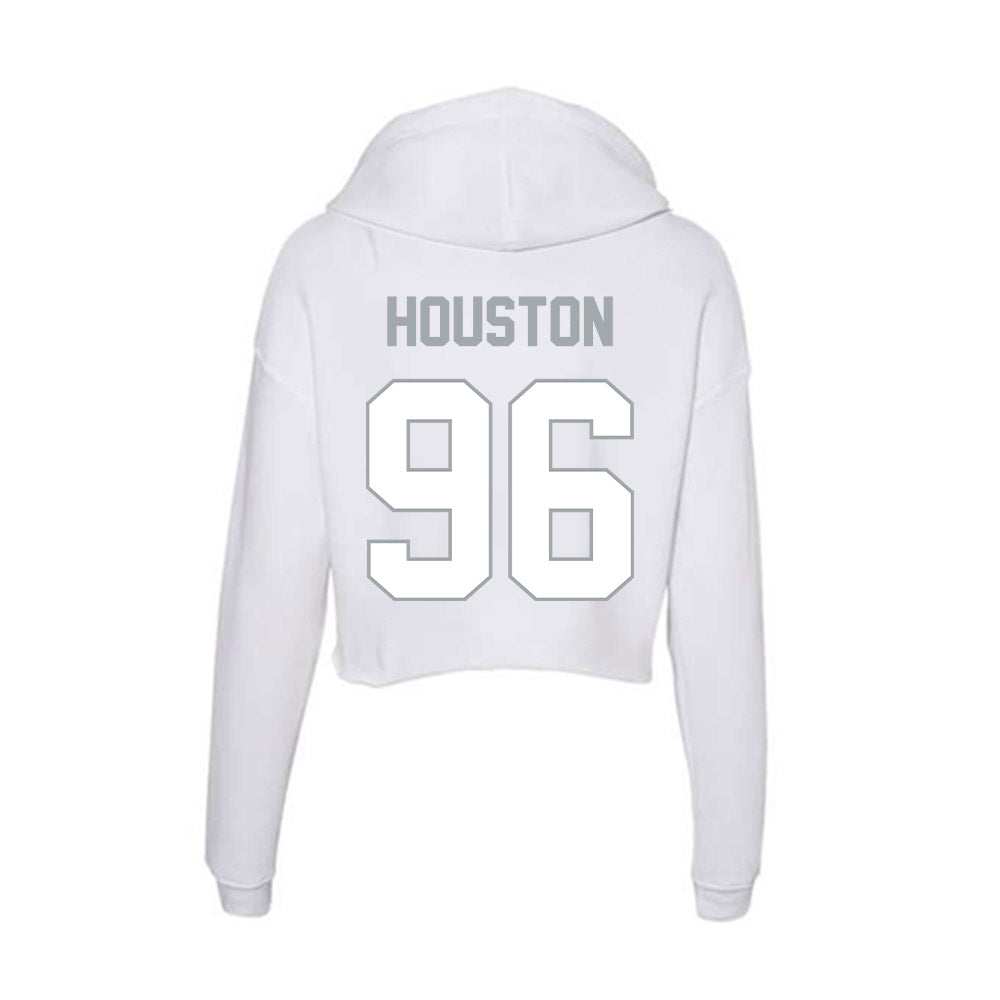 Ohio State - NCAA Football : Eddrick Houston - Classic Shersey Women's Crop Fleece Hoodie-1
