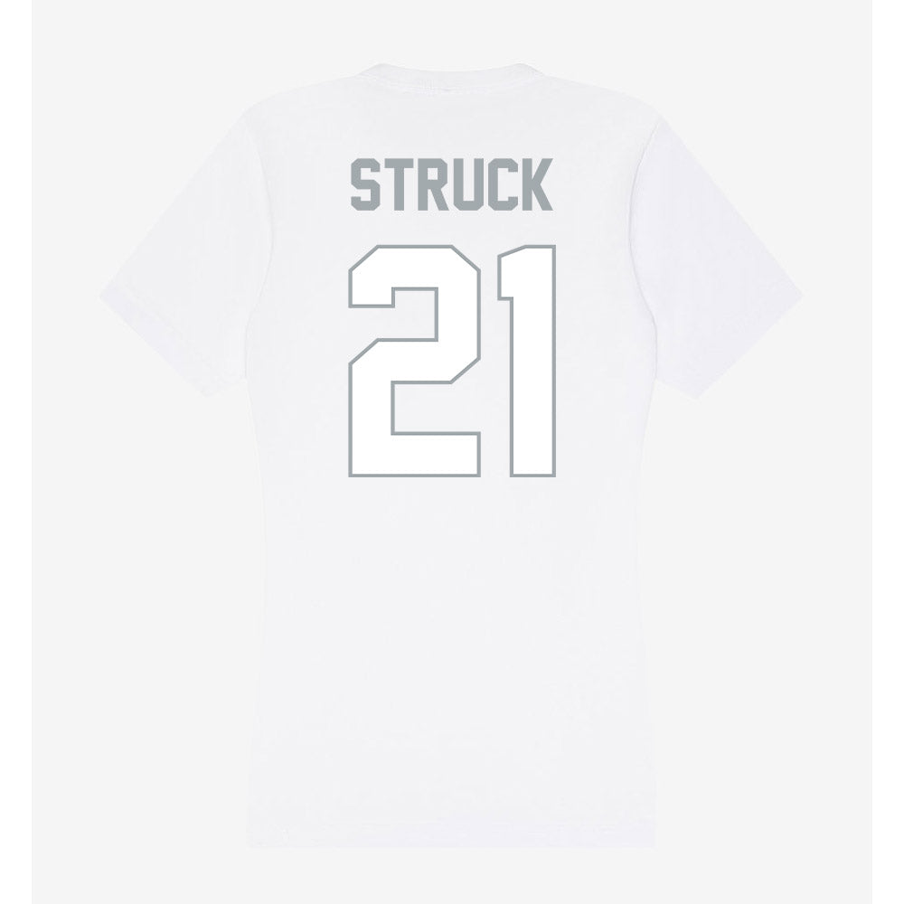 Ohio State - NCAA Men's Lacrosse : Jake Struck - Women's V-Neck T-Shirt-1