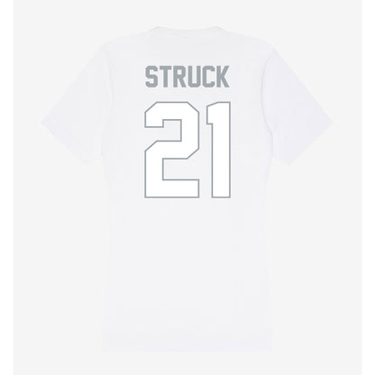 Ohio State - NCAA Men's Lacrosse : Jake Struck - Women's V-Neck T-Shirt-1