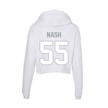 Ohio State - NCAA Men's Basketball : Braylen Nash - Women's Crop Fleece Hoodie-1