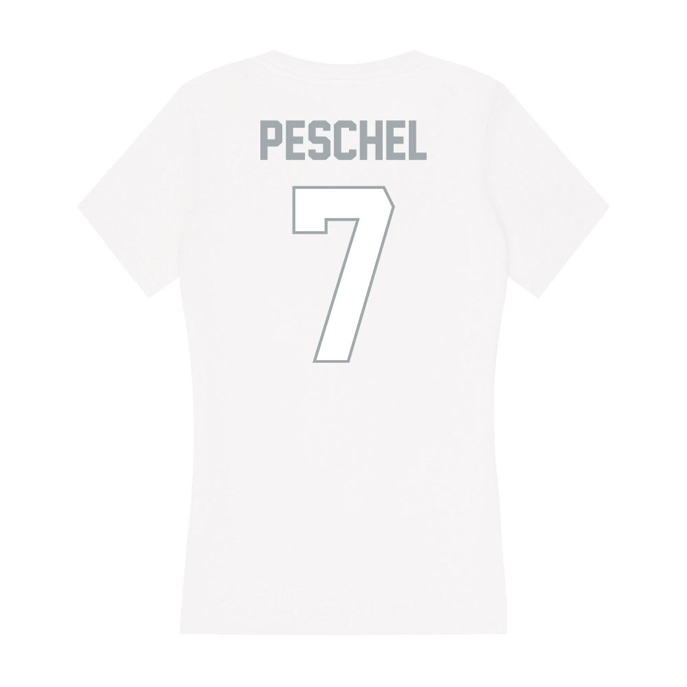 Ohio State - NCAA Women's Ice Hockey : Emma Peschel - Classic Shersey Women's V-Neck T-Shirt-1