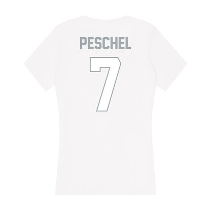Ohio State - NCAA Women's Ice Hockey : Emma Peschel - Classic Shersey Women's V-Neck T-Shirt-1