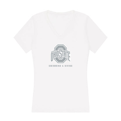Ohio State - NCAA Women's Swimming & Diving : Danika Varda - Women's V-Neck T-Shirt-0