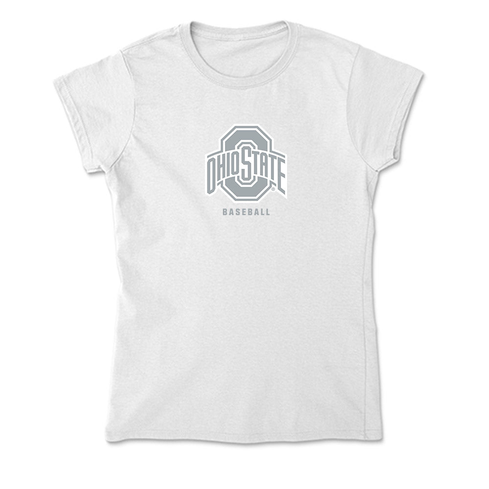 Ohio State - NCAA Baseball : Gavin West - Soft Style Women’s T-Shirt-0